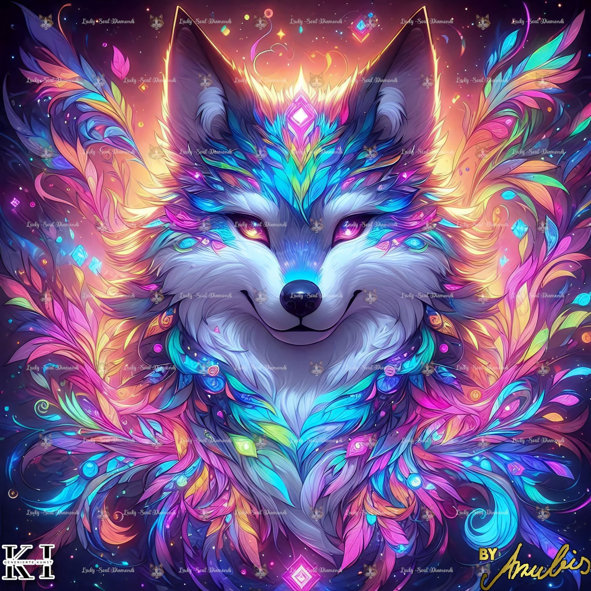 Feather Wolf - Lucky Soul Diamonds