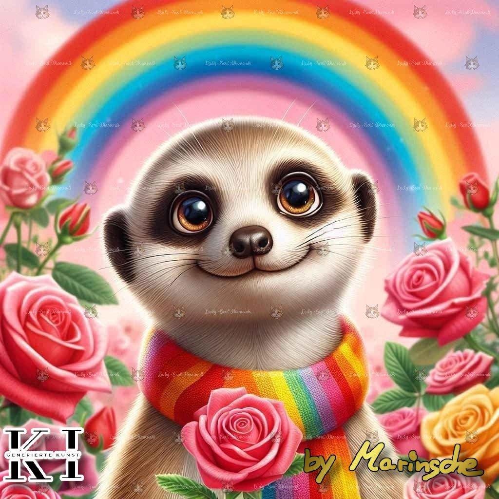 Erdmännchen in Love - Lucky Soul Diamonds