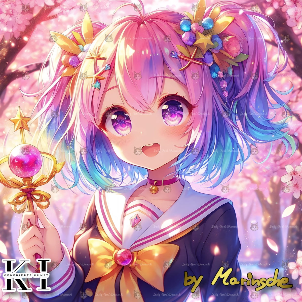 Magical Blossom Girl - Lucky Soul Diamonds