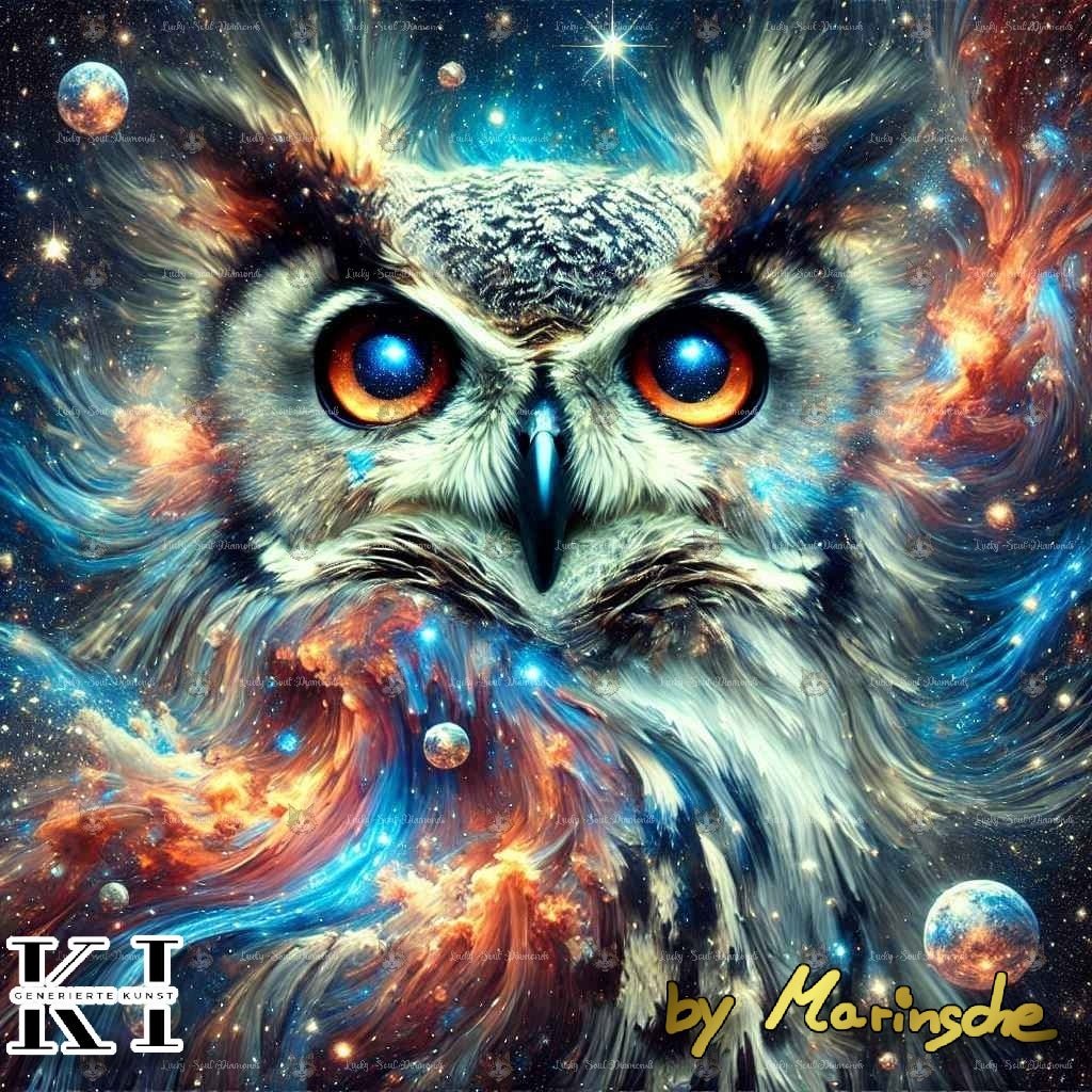 Cosmic Owl - Lucky Soul Diamonds
