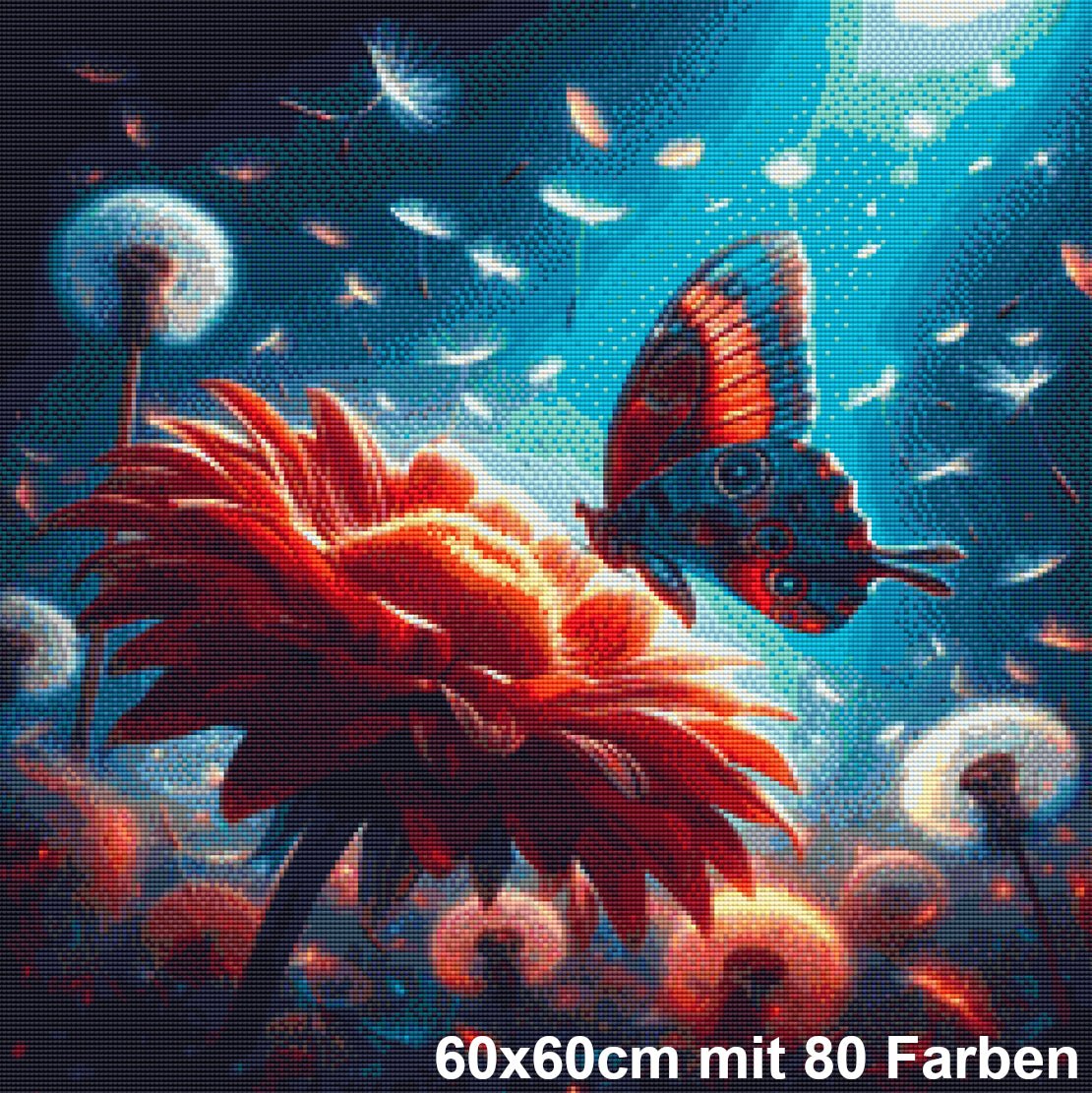 Butterfly Flower - Lucky Soul Diamonds