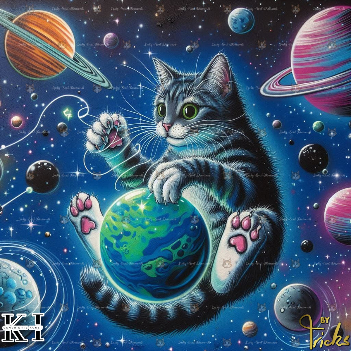 Stellar Kitty - Lucky Soul Diamonds