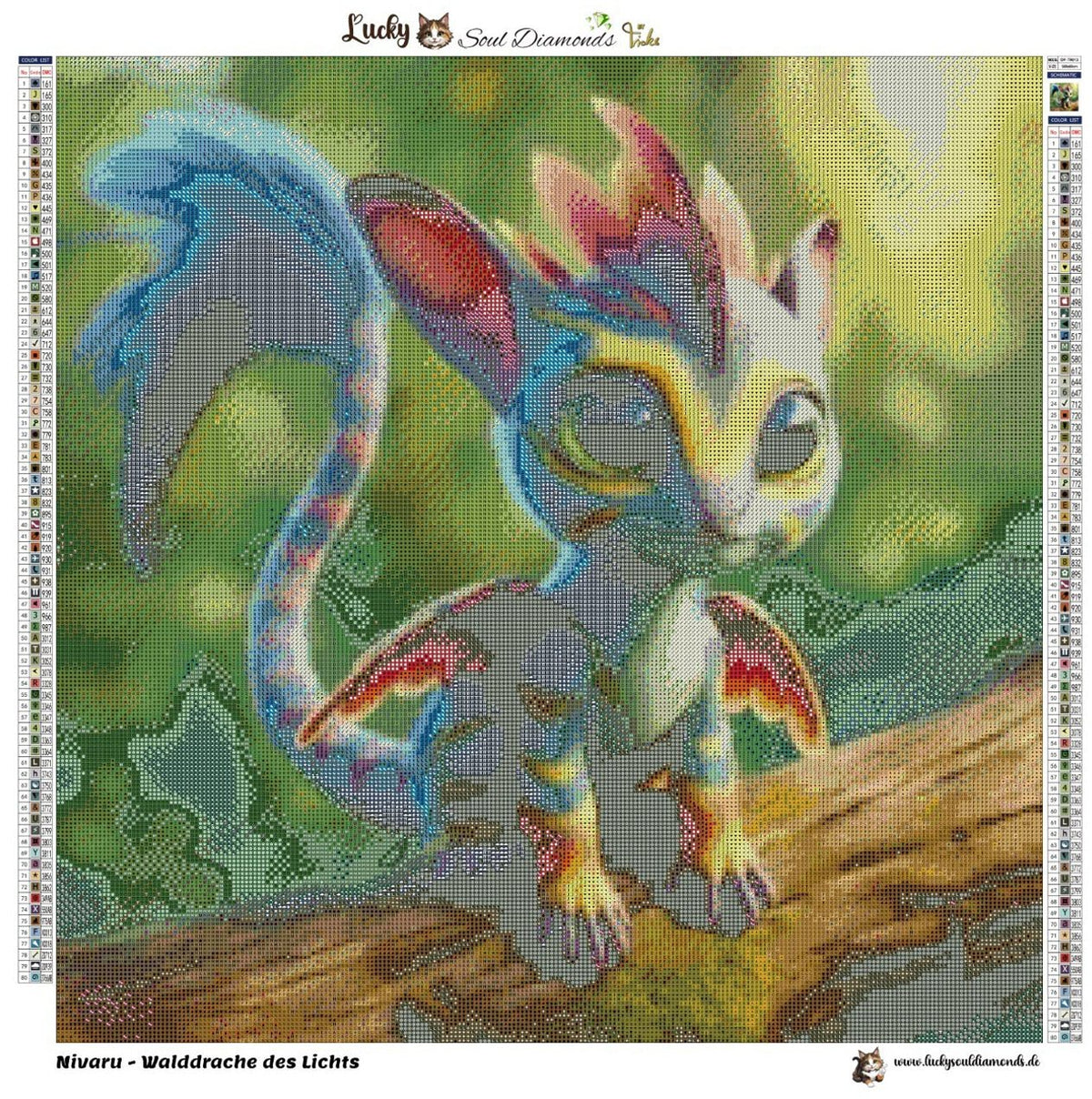 Nivaru - Walddrache des Lichts - Lucky Soul Diamonds