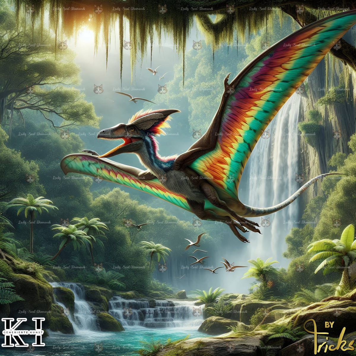 Mystic Dino Flight - Lucky Soul Diamonds