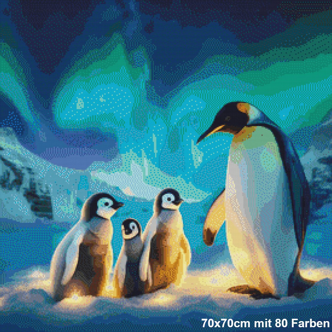 Polar Penguin Night - Lucky Soul Diamonds