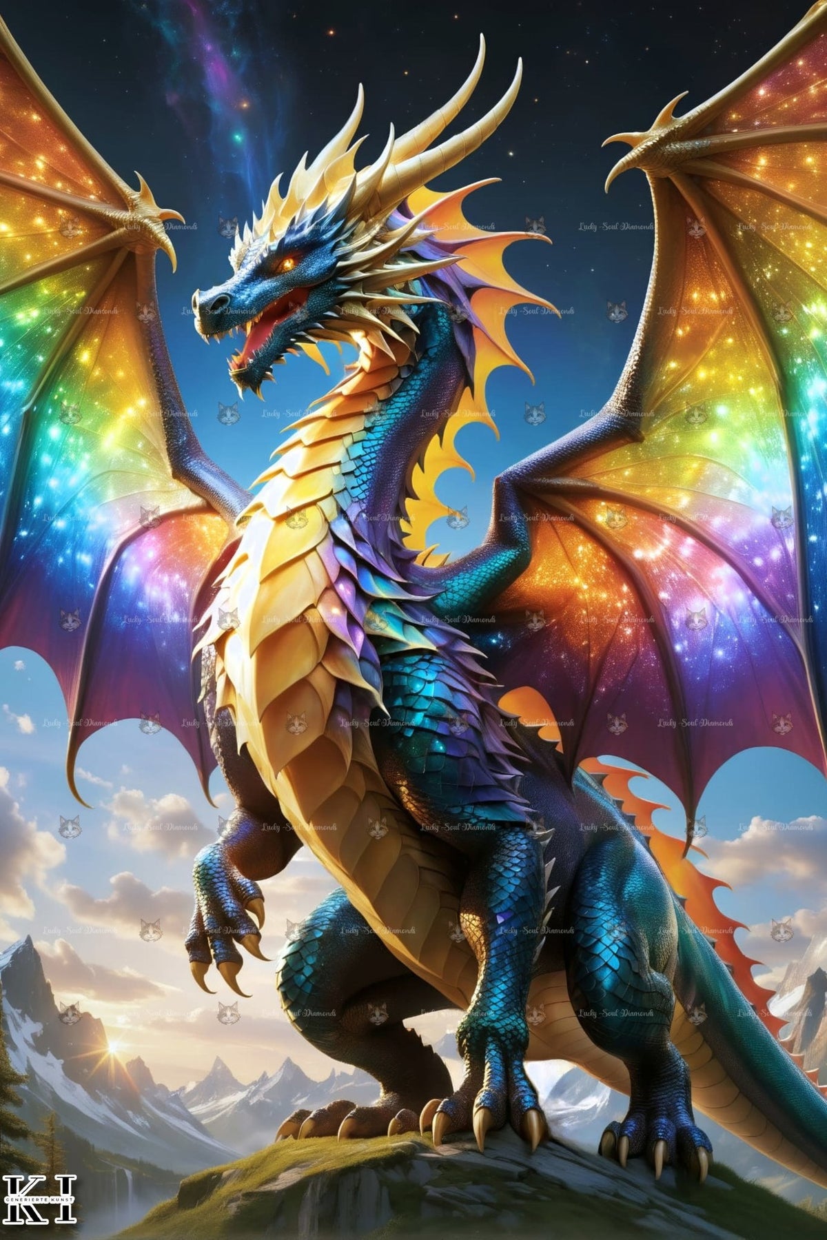 Diamantdrache - Lucky Soul Diamonds