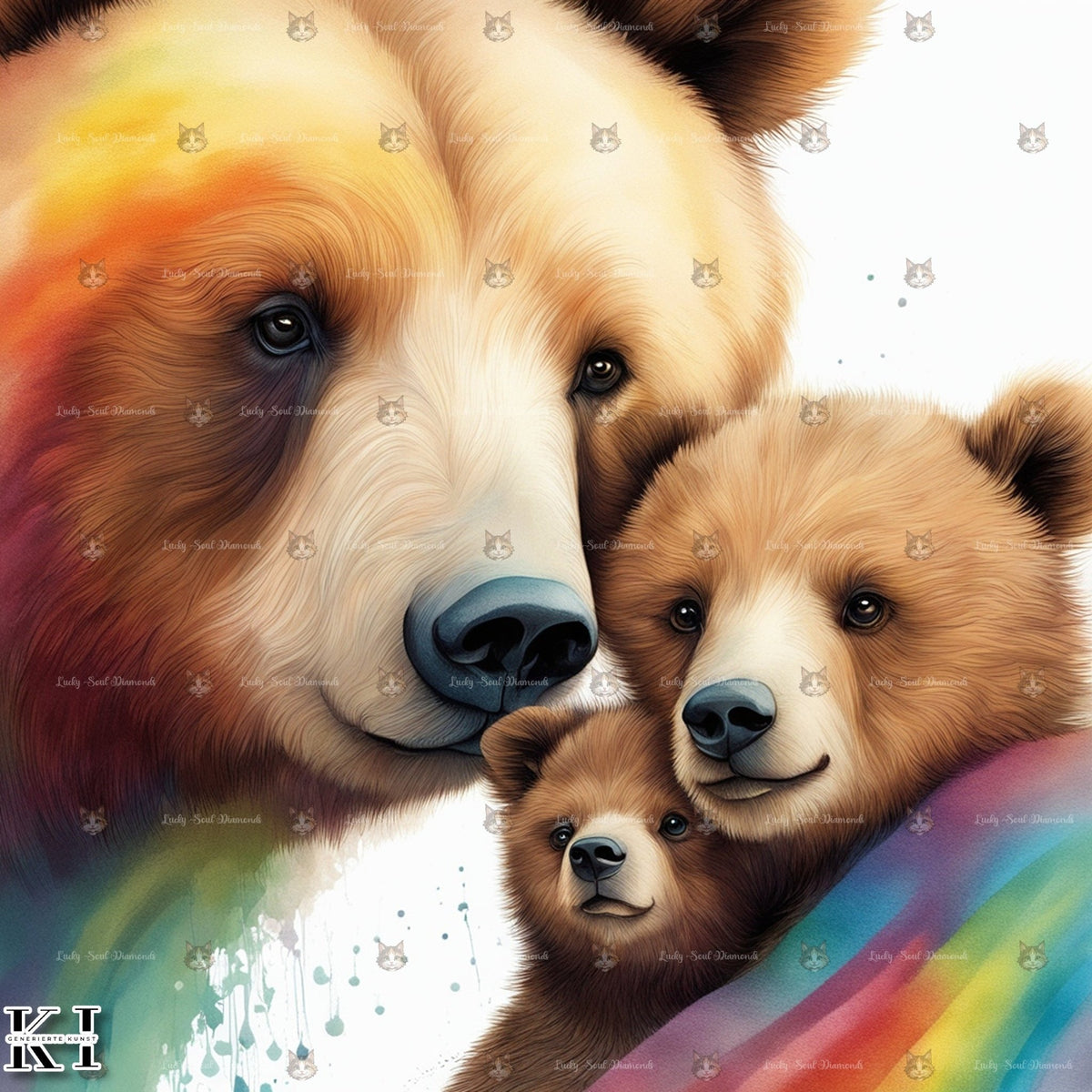 Bärenstarke Liebe - BB Fresh Diamond Art