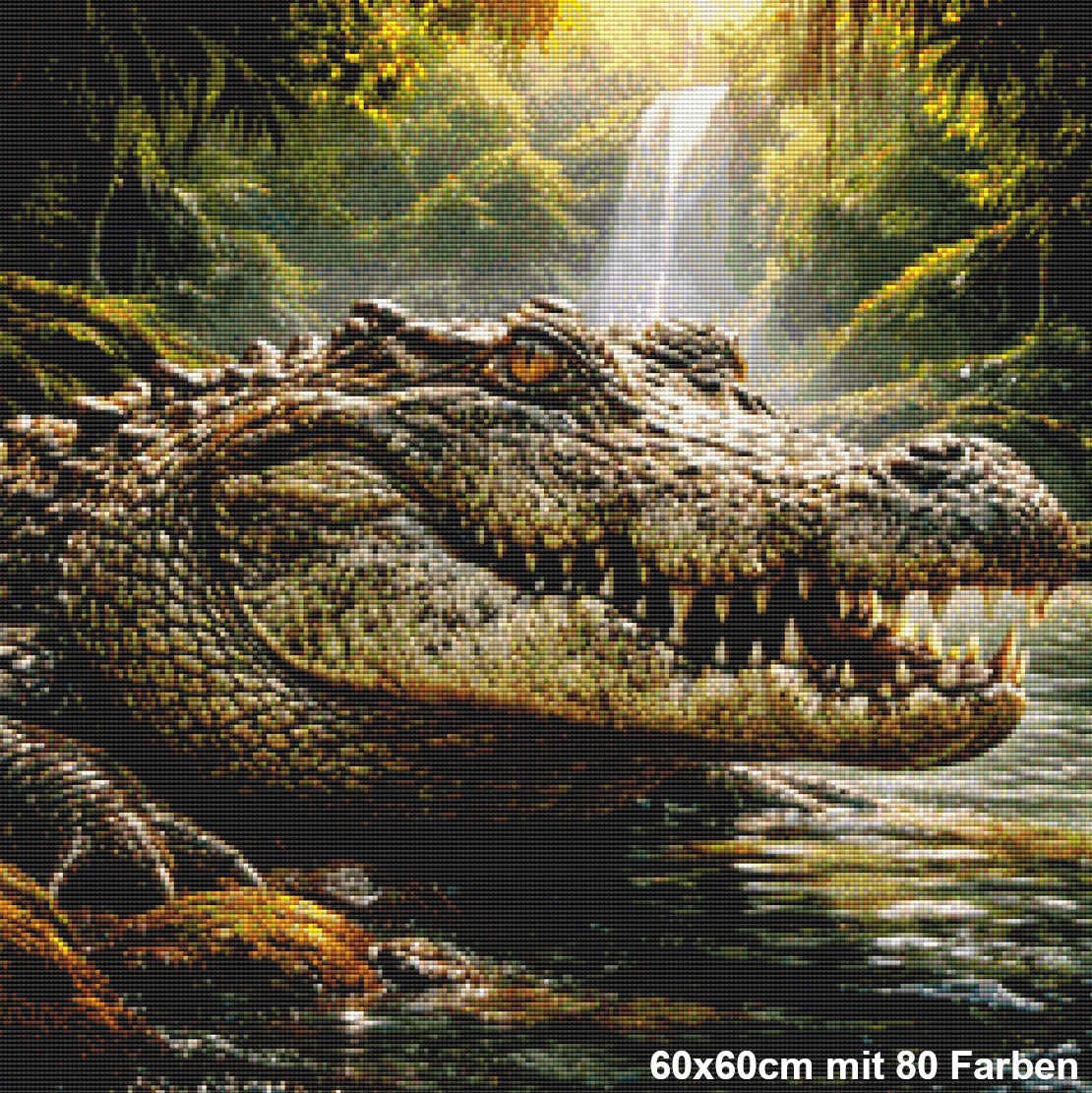 Crocodile of the lost Jungle