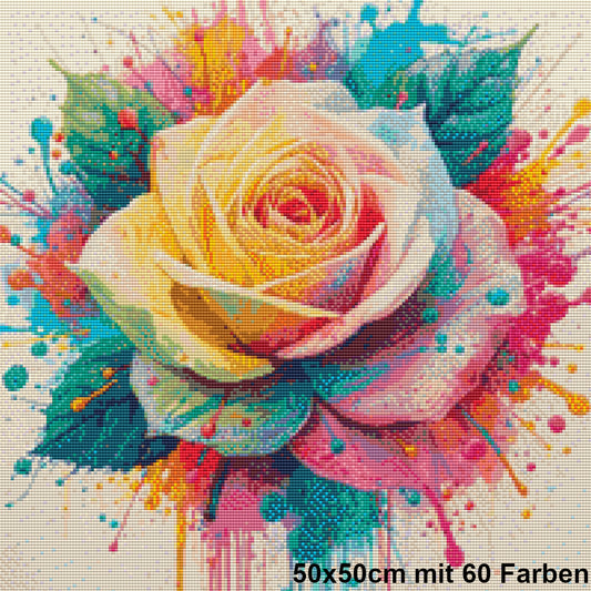 Explodierende Rose