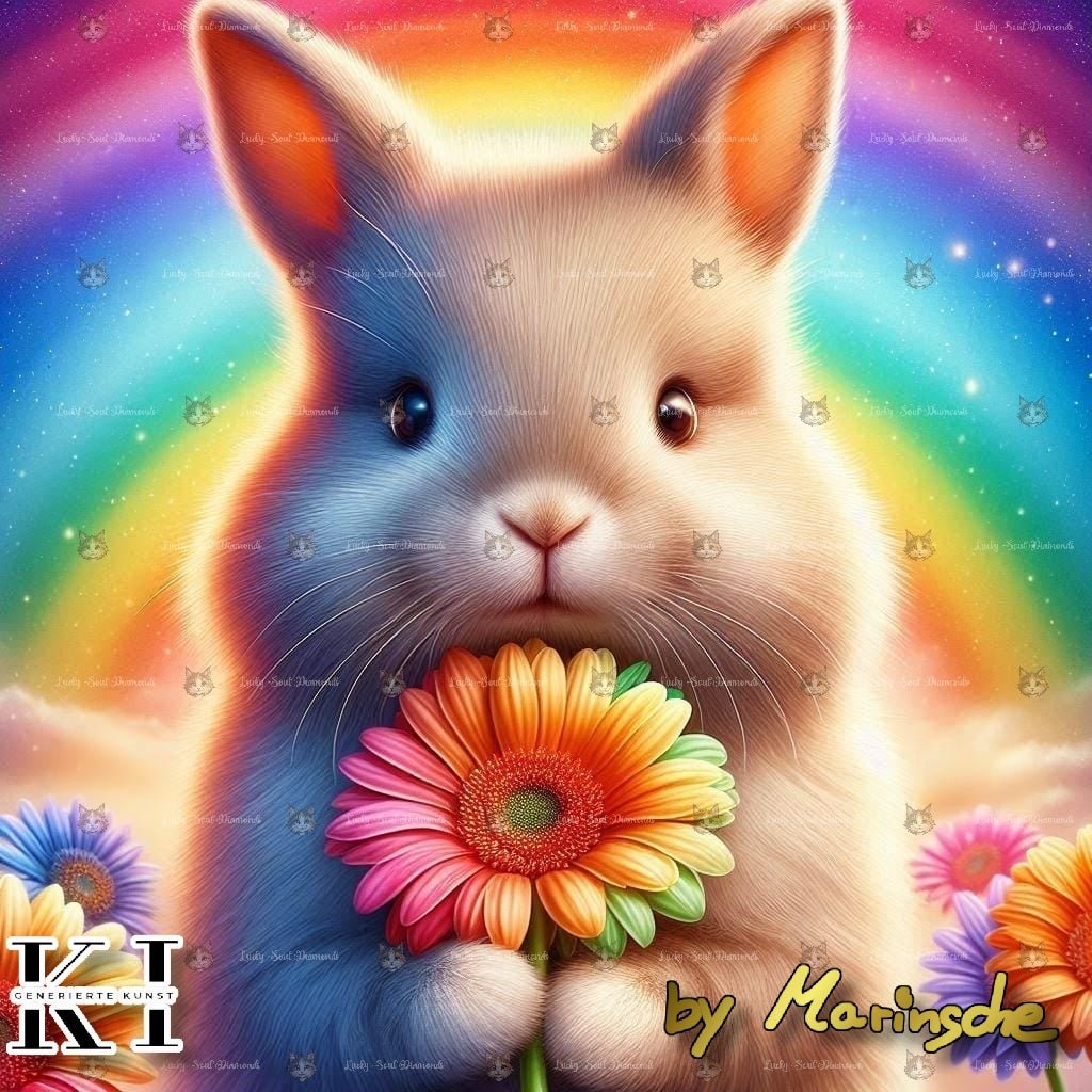 Daisy Dream Bunny - Lucky Soul Diamonds