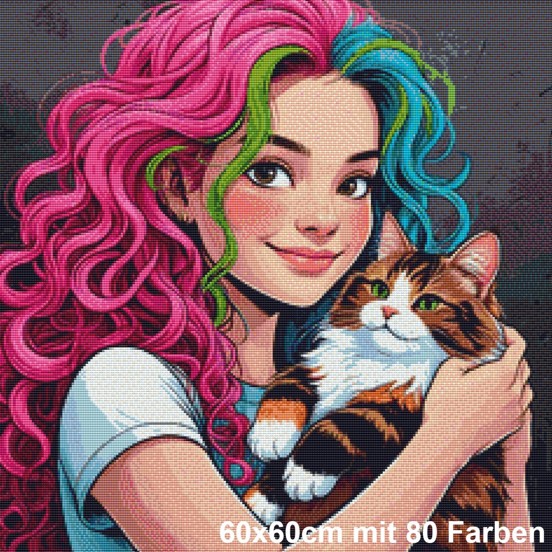 Neon Curls & Soft Purrs - Lucky Soul Diamonds