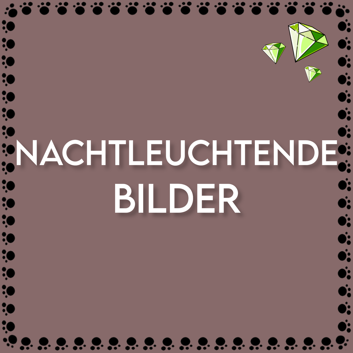 Nachtleuchtende Bilder - Lucky Soul Diamonds