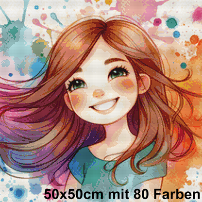 Ein Lächeln voller Farben