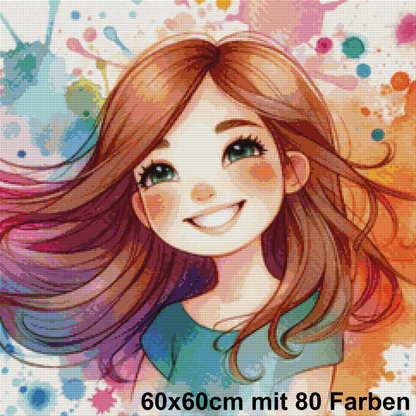 Ein Lächeln voller Farben