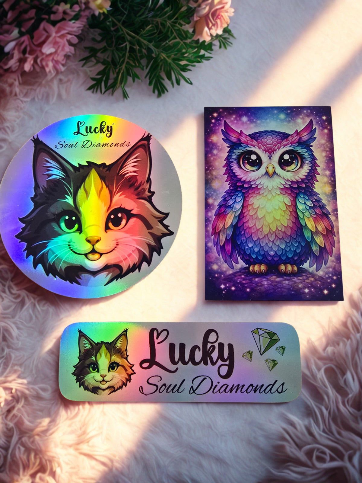 Lucky Soul Diamonds Sticker | 3er Set