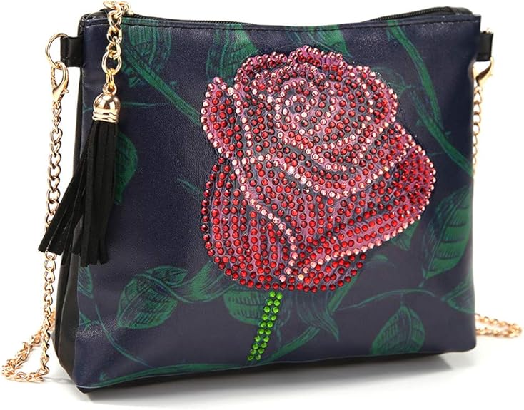 Umhängetasche „Rose Sparkle“ – Rose - Lucky Soul Diamonds