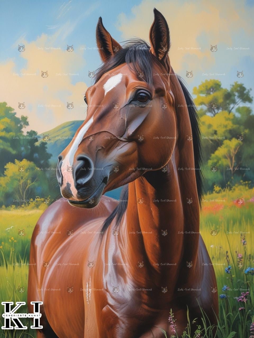 Nature Pferd - Lucky Soul Diamonds