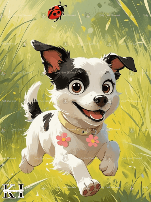 Fröhlicher Hund - Lucky Soul Diamonds