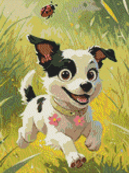 Fröhlicher Hund - Lucky Soul Diamonds