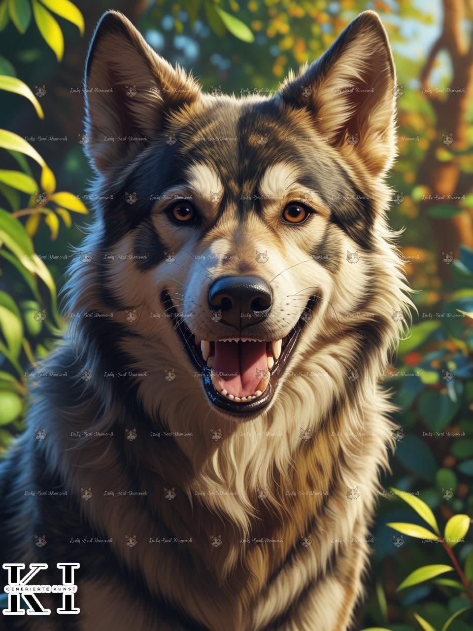 Nature Wolf - Lucky Soul Diamonds