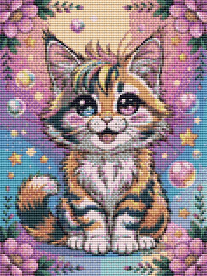 Liebevolle Katze - Lucky Soul Diamonds