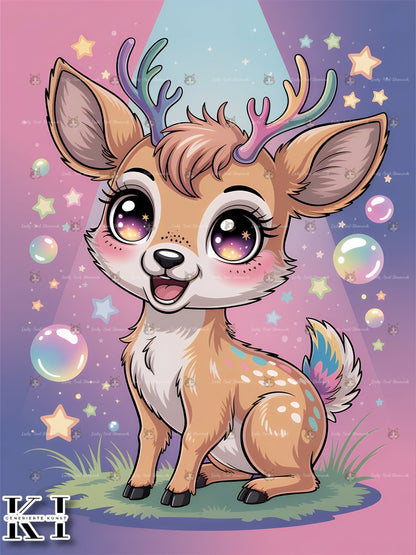 Liebevoller Hirsch - Lucky Soul Diamonds