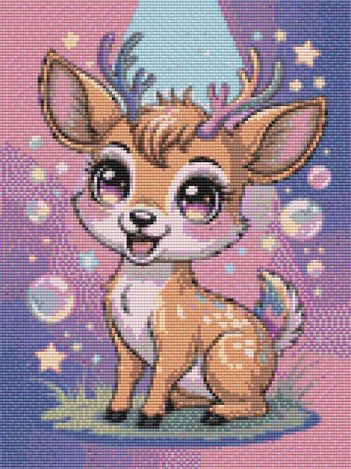 Liebevoller Hirsch - Lucky Soul Diamonds