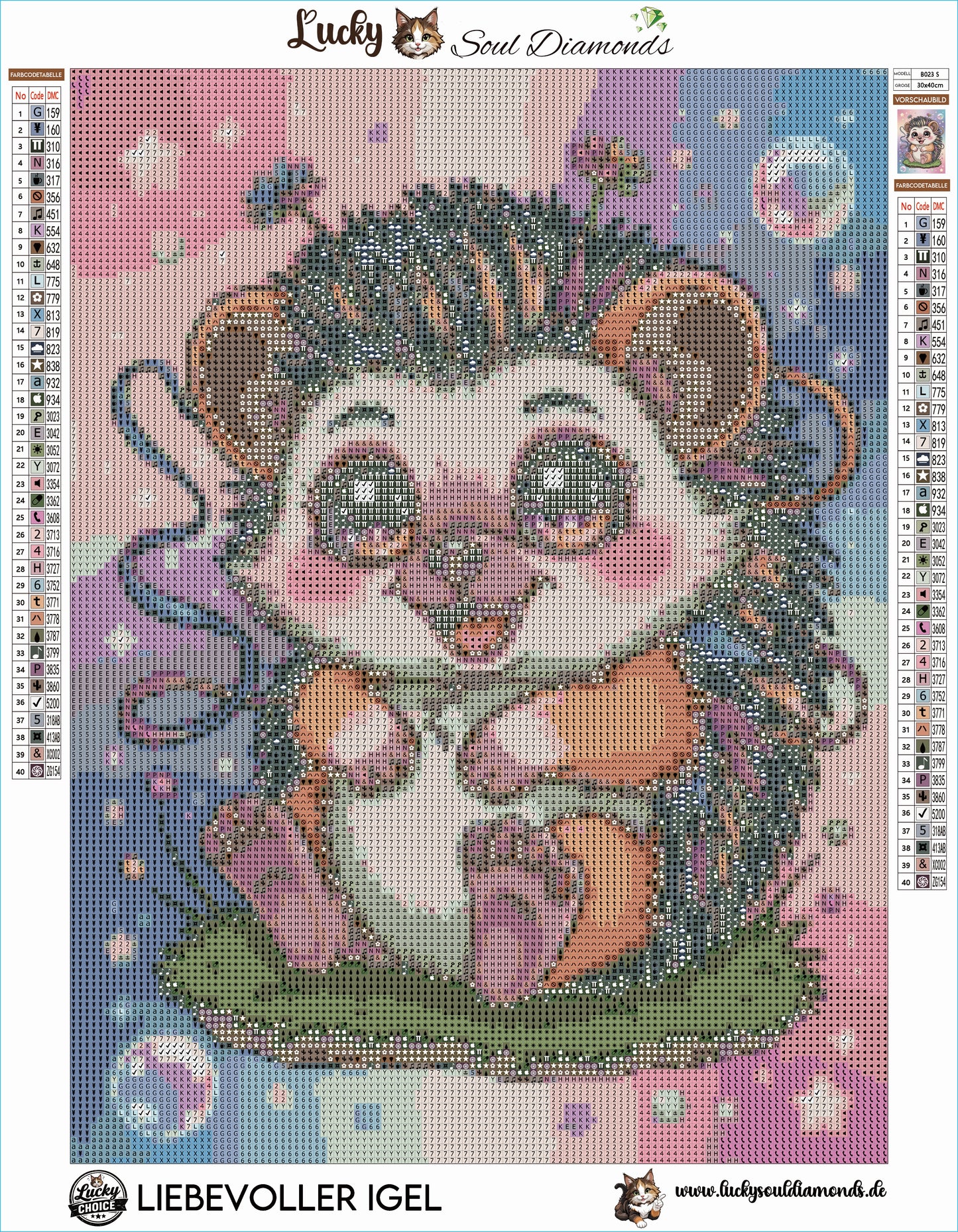 Liebevoller Igel | Lucky Choice 2.0