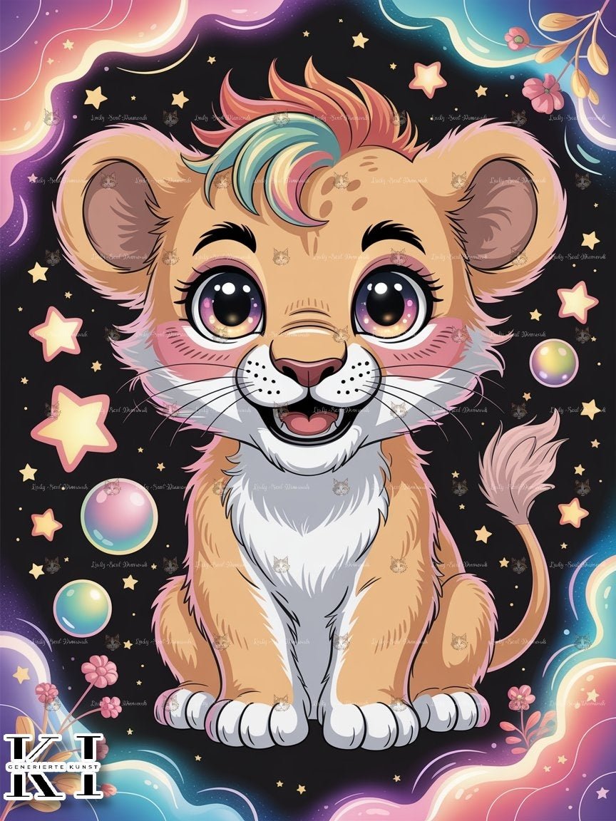 Liebevoller Löwe - Lucky Soul Diamonds