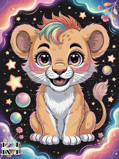 Liebevoller Löwe - Lucky Soul Diamonds