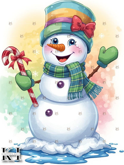 Bunter Schneemann - Lucky Soul Diamonds