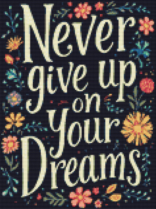 Never give up on your Dreams - Lucky Soul Diamonds