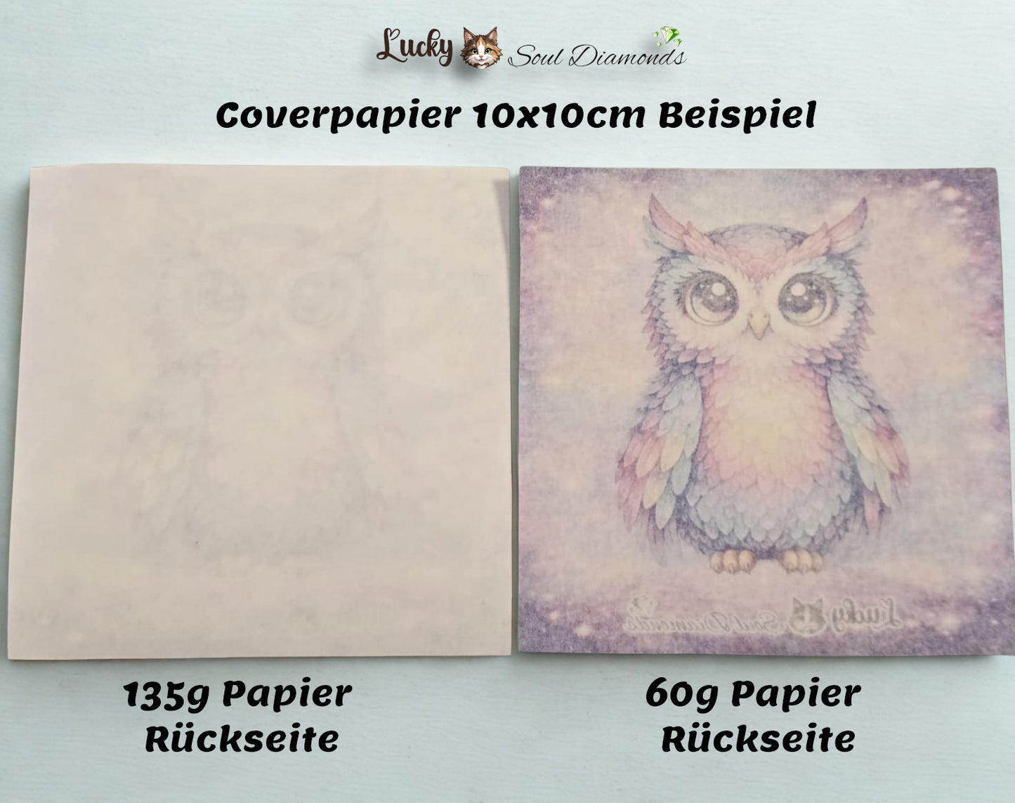 Coverpapier | Personalisiert | 10er Set