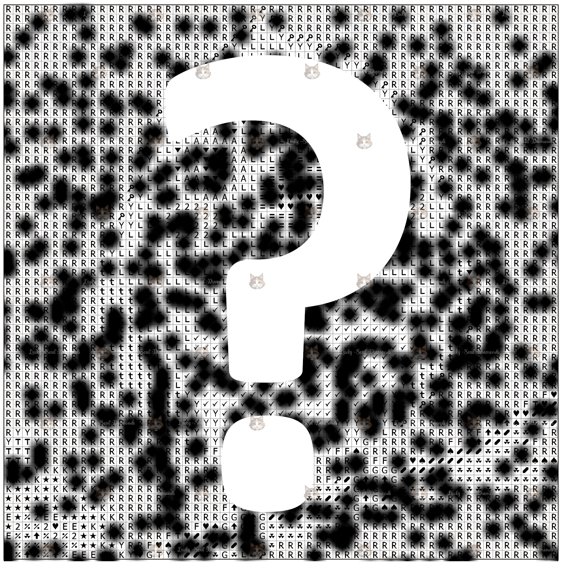 Happy Eule Mystery Painting - Lucky Soul Diamonds