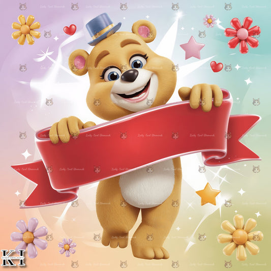 Buntes Namens Glücksbärchen - Lucky Soul Diamonds