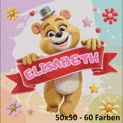 Buntes Namens Glücksbärchen - Lucky Soul Diamonds