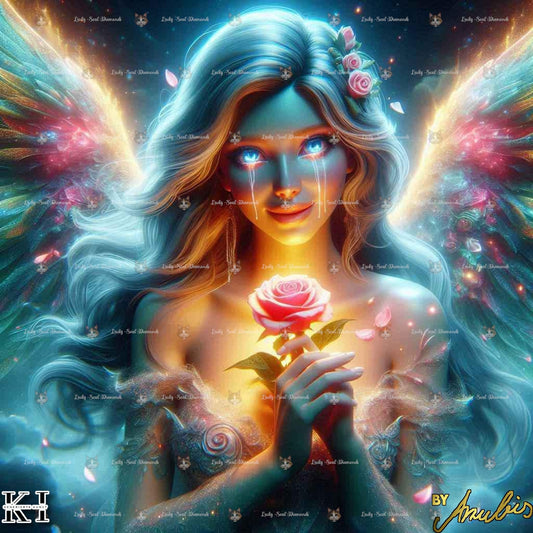 Weinender Engel - BB Fresh Diamond Art