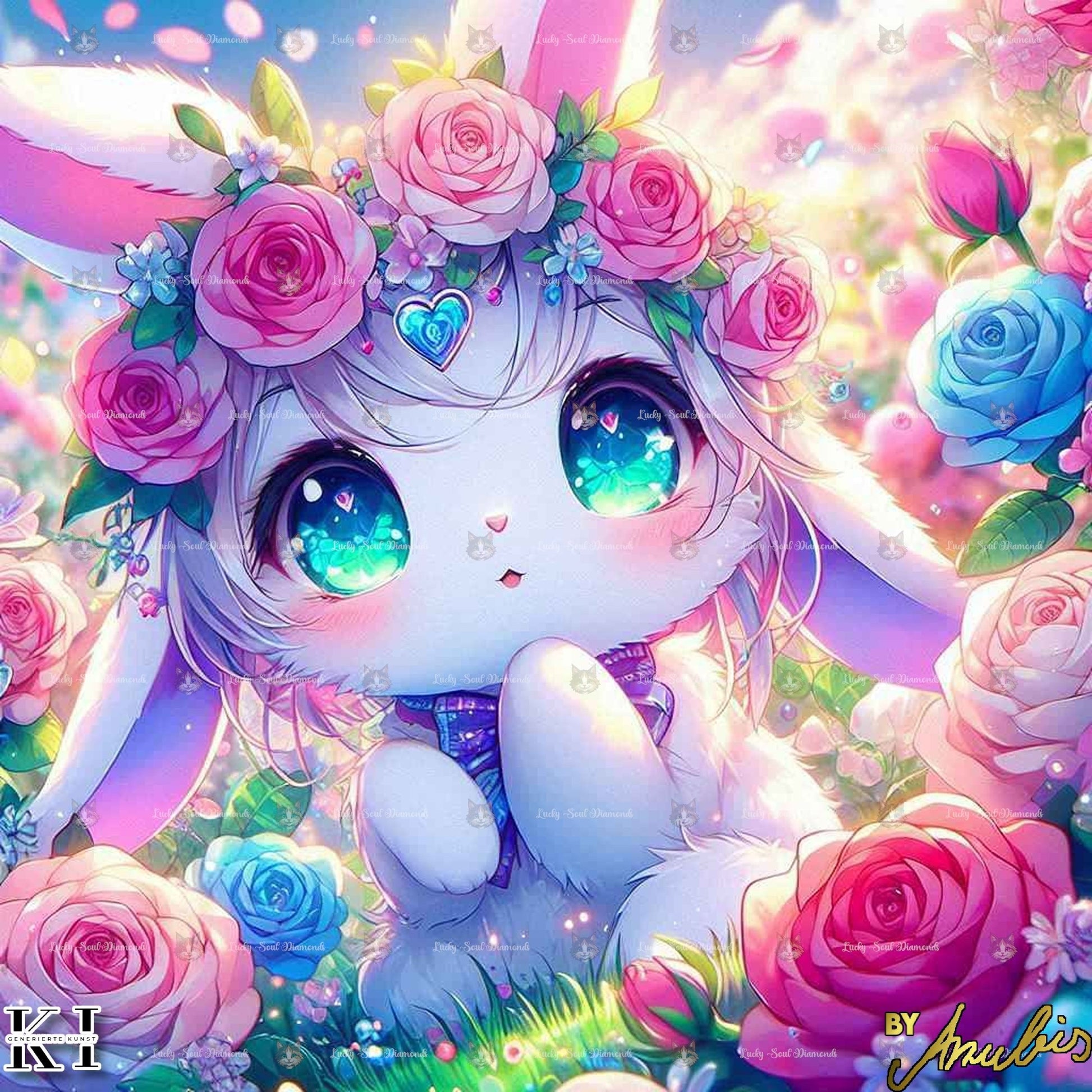 Cute little Bunny - Lucky Soul Diamonds
