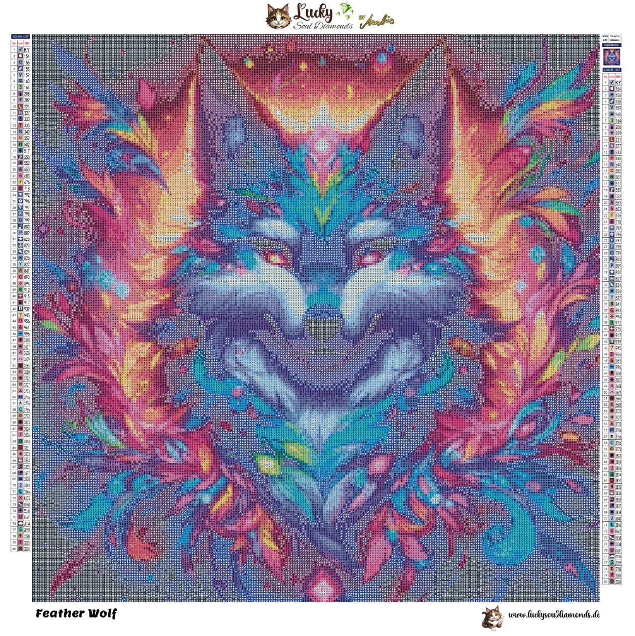 Feather Wolf - Lucky Soul Diamonds