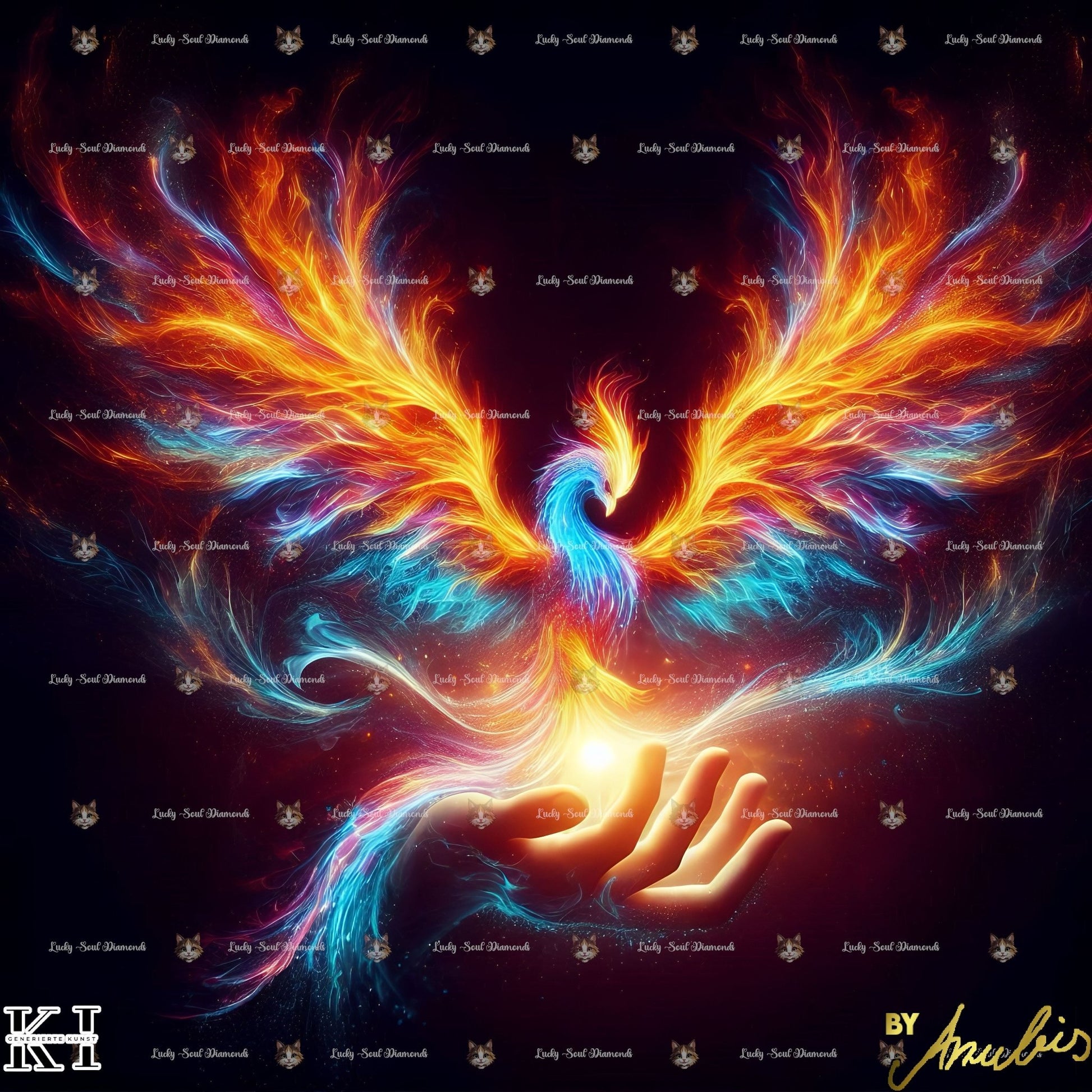Phoenix Rebirth - Lucky Soul Diamonds