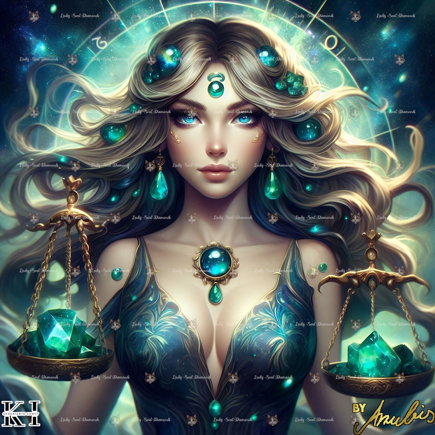 Sternzeichen Waage - Lucky Soul Diamonds