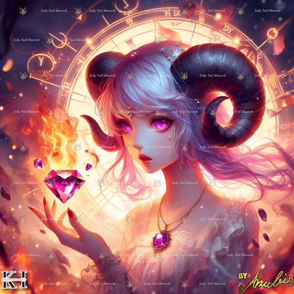 Sternzeichen Widder - Lucky Soul Diamonds