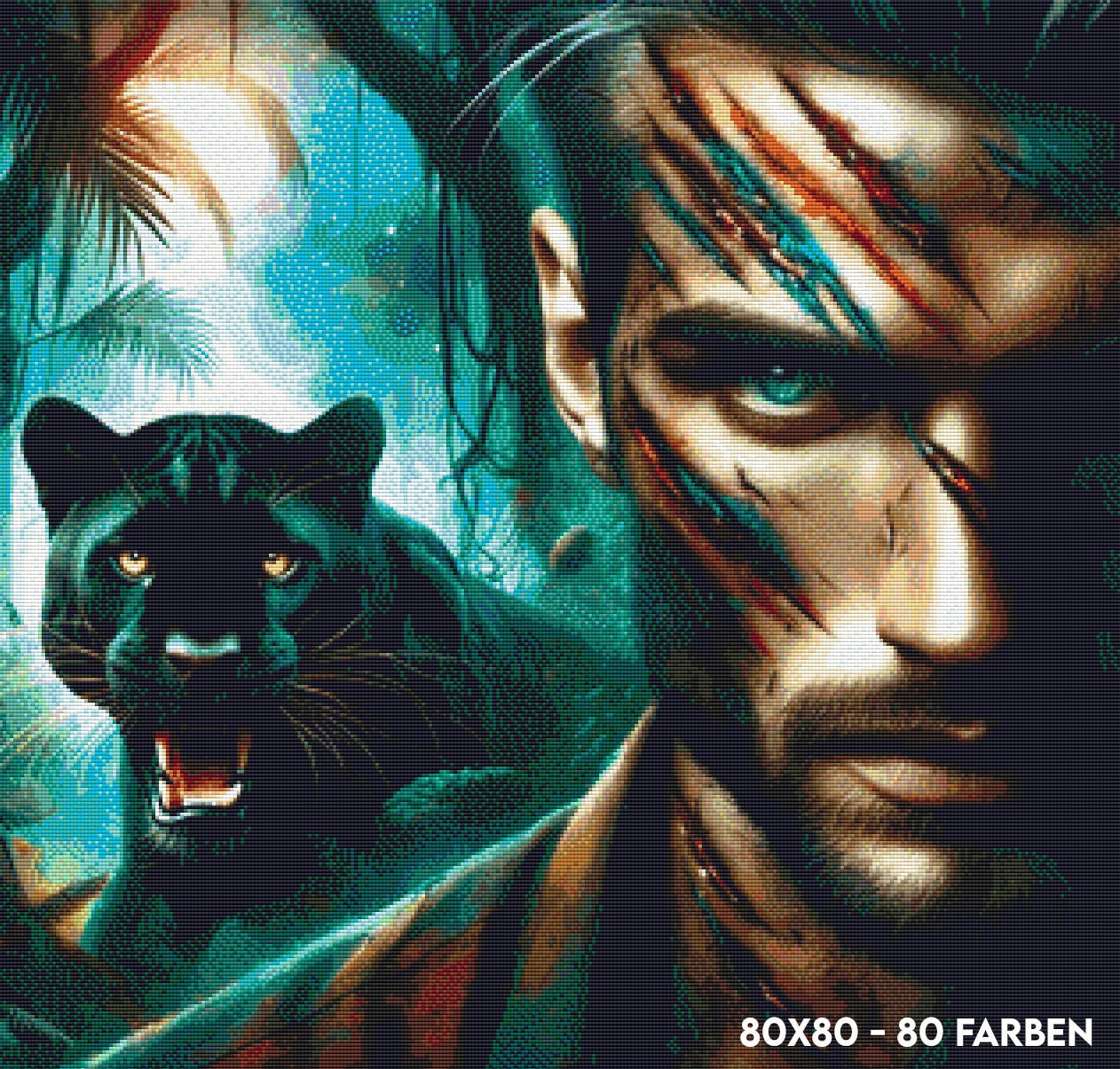 Jungle Warrior - Lucky Soul Diamonds