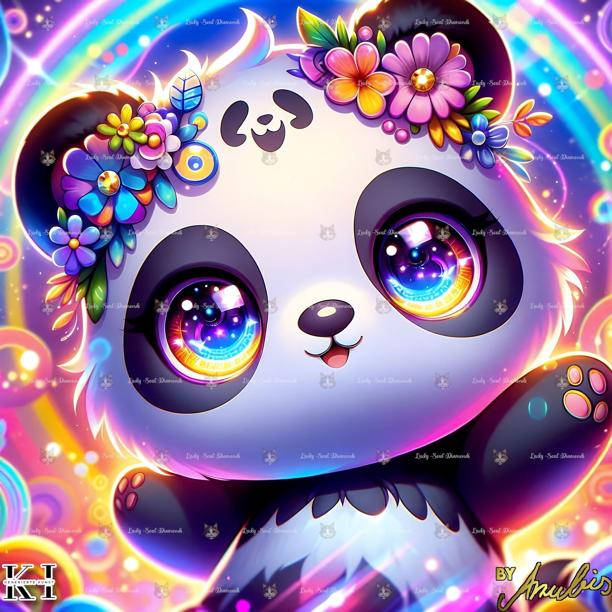 Little Baby Panda - Lucky Soul Diamonds