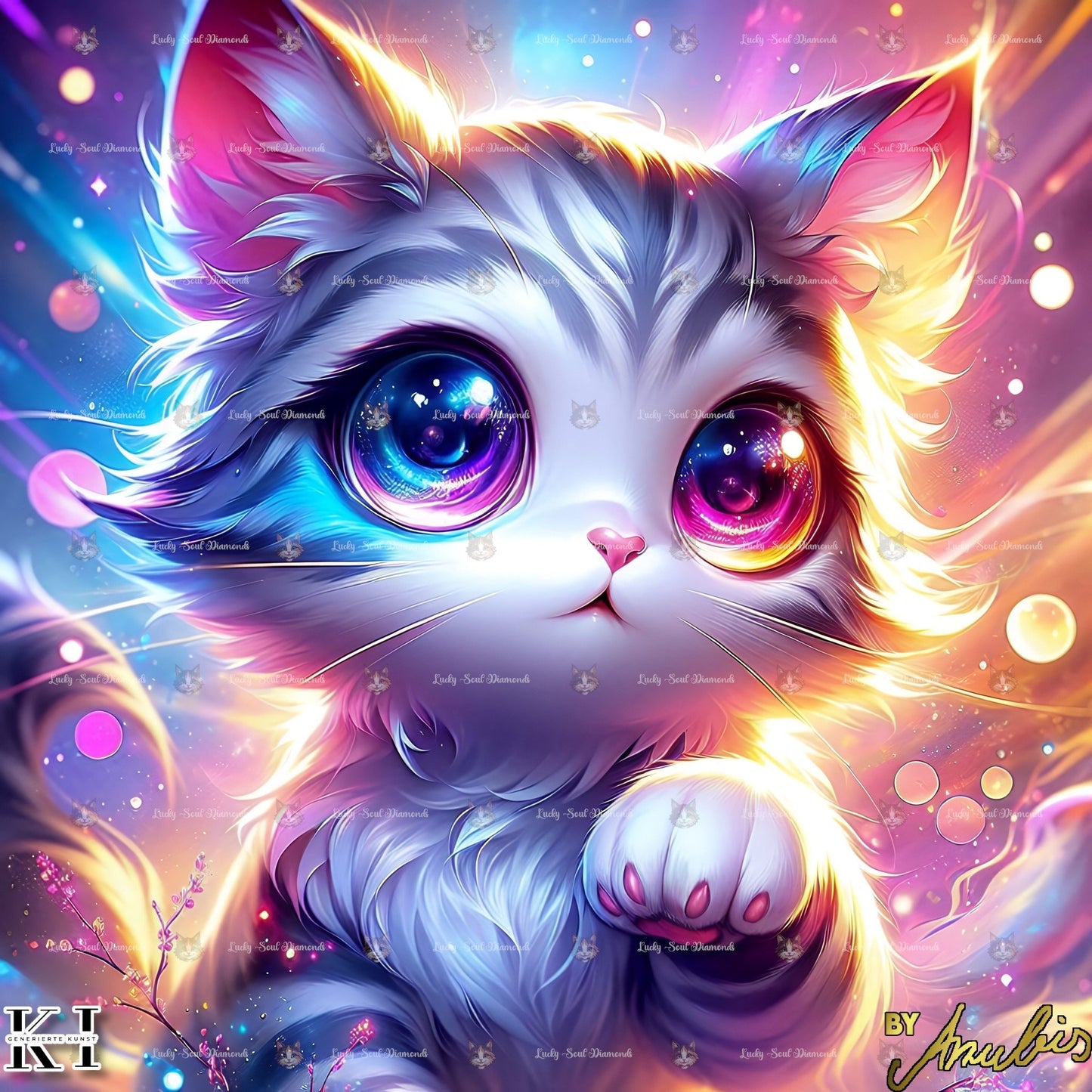 Little Baby Cat Paw - Lucky Soul Diamonds