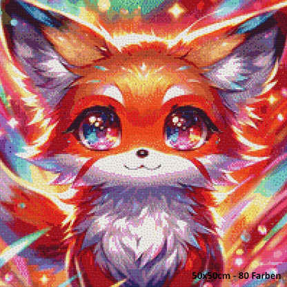 Little red Baby Fox - Lucky Soul Diamonds