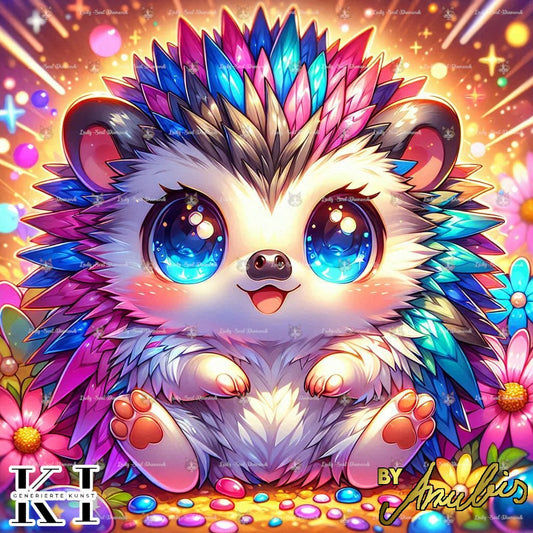 Little Baby Hedgehog - Lucky Soul Diamonds