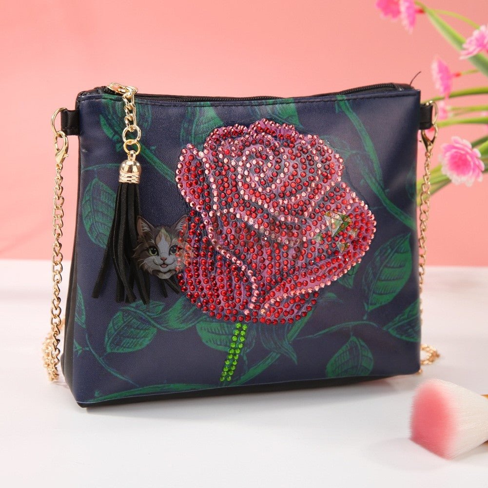 Umhängetasche „Rose Sparkle“ – Rose - Lucky Soul Diamonds