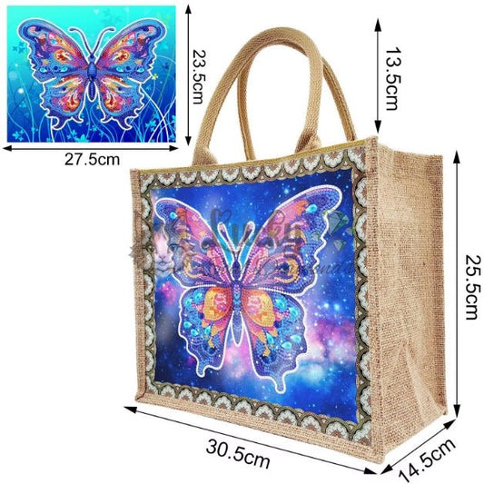 Tasche "Blue Butterfly" - Lucky Soul Diamonds