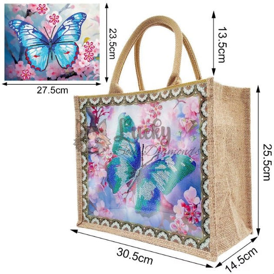 Tasche "Purple Butterfly" - Lucky Soul Diamonds